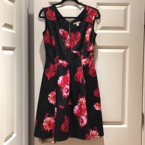 Floral Print Swing Dress